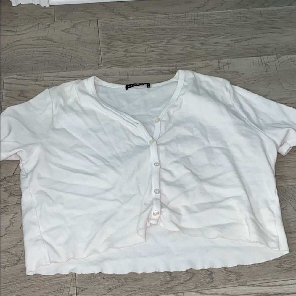 brandy melville white tee